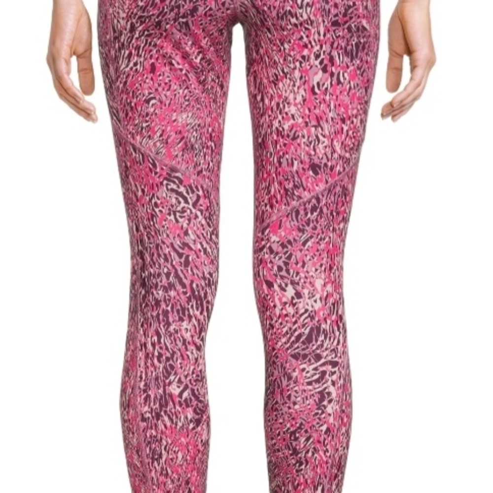 💗💜NWT Avia Women's Fashion Performance Leggings With Side Pokets-Pinkpurpl XXL - Picture 3 of 8